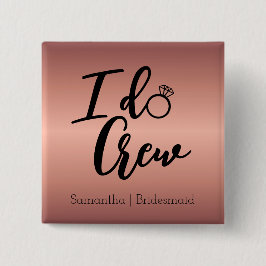 Chapa Cuadrada Oro Rosa moderno sí soltera