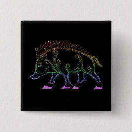 Chapa Cuadrada Oscuro arcoiris