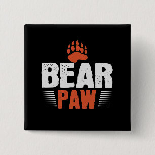 Chapa Cuadrada Oso - Paw del oso