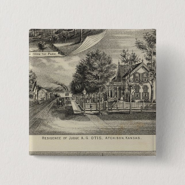 Chapa Cuadrada Otis Price Villa, Kansas (Anverso)