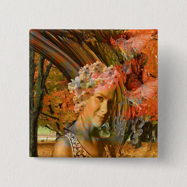 Chapa Cuadrada Otoño (Anverso)