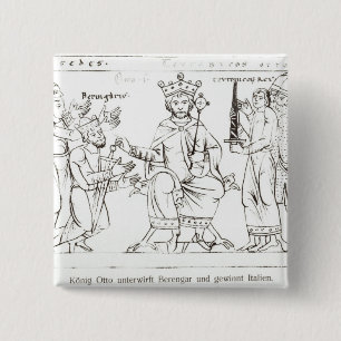 Chapa Cuadrada Otto I que somete a Berenger II