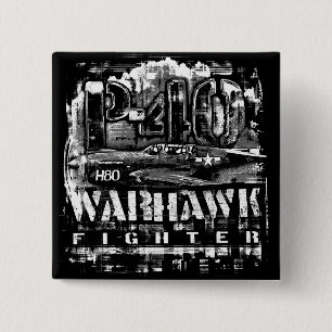 Chapa Cuadrada P-40 Warhawk
