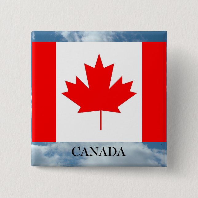 Chapa Cuadrada Pabellón de bandera y de país (Anverso)