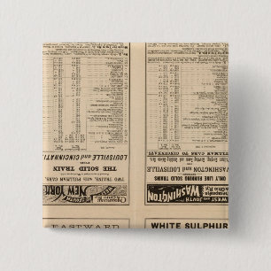 Chapa Cuadrada Página de texto Chesapeake y Ohio Ry