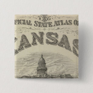 Chapa Cuadrada Página de título Kansas Official State Atlas