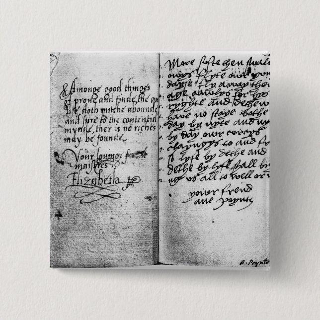 Chapa Cuadrada Página del manuscrito (Anverso)