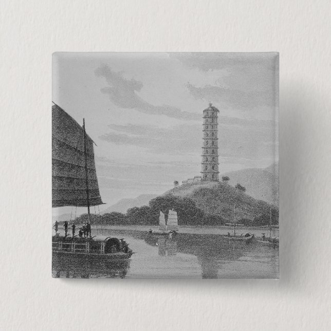 Chapa Cuadrada Pagoda de Whampoa, 1810 (Anverso)