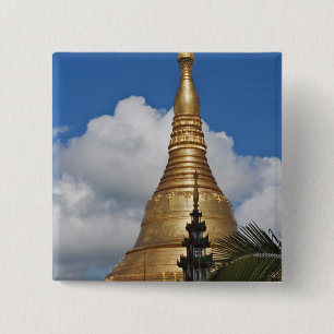 Chapa Cuadrada Pagoda Shwedagon, Rangún, Myanmar