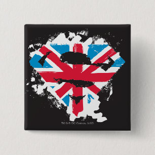 Chapa Cuadrada Paint Strokes British S-Shield