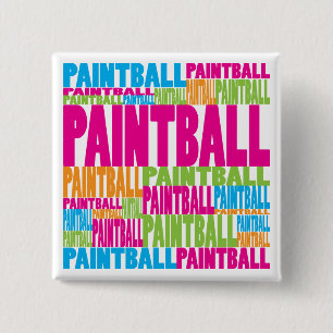 Chapa Cuadrada Paintball colorido
