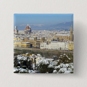 Chapa Cuadrada Paisaje de Florencia de Piazzale