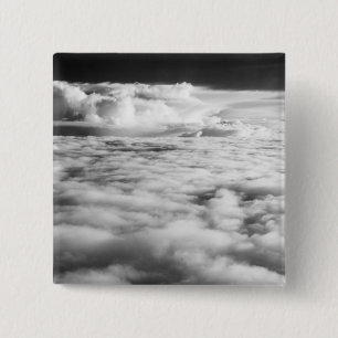 Chapa Cuadrada Paisaje de nubes inquietante al amanecer. 2