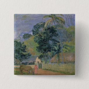 Chapa Cuadrada Paisaje de Paul Gauguin el , 1899