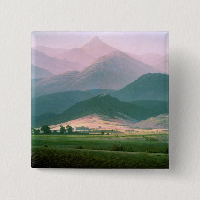 Chapa Cuadrada Paisaje en el Riesengebirge, 1810-11 (Anverso)