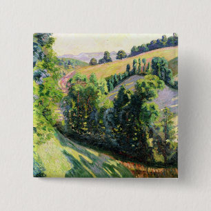 Chapa Cuadrada Paisaje en Pontgibaud, c.1895 (aceite en lona)