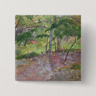 Chapa Cuadrada Paisaje tropical de Paul Gauguin el , Martinica,