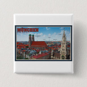 Chapa Cuadrada Paisaje urbano de Munich