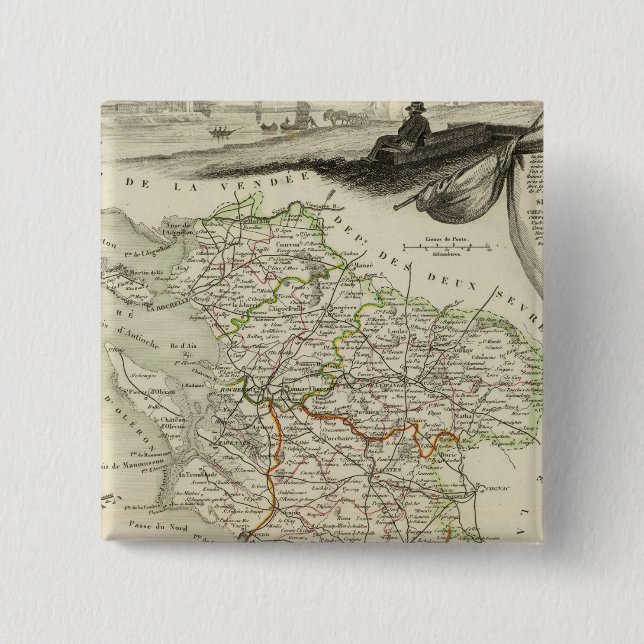 Chapa Cuadrada Paisajes y bosques (Anverso)