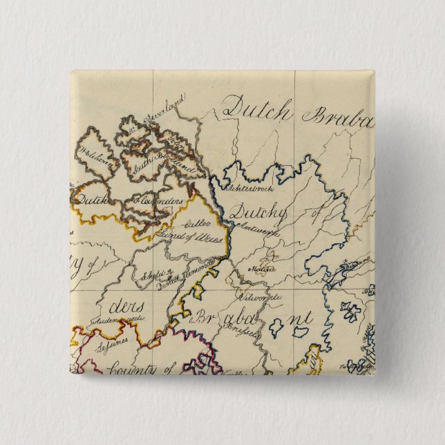 Chapa Cuadrada Países Bajos 3 (Anverso)