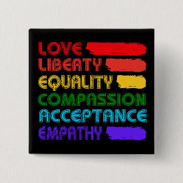 Chapa Cuadrada Palabras a vivir por cuadrado