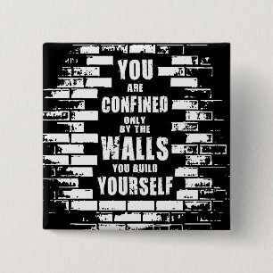 Chapa Cuadrada Palabras motivacionales - Paredes - Motivación de 