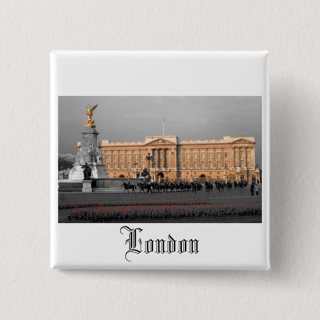 Chapa Cuadrada Palacio de Buckingham Londres (Anverso)