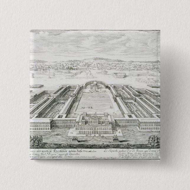 Chapa Cuadrada Palacio de oro del emperador Nero (ANUNCIO 54-68), (Anverso)