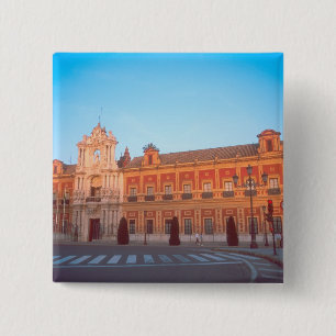 Chapa Cuadrada Palacio de Telmo en Sevilla, sede española de