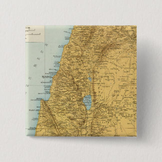 Chapa Cuadrada Palastina - Mapa del Atlas Palestino