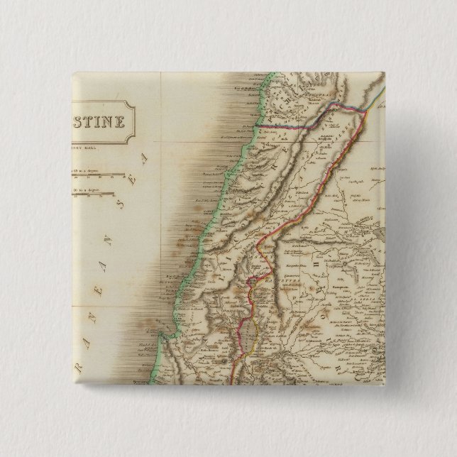 Chapa Cuadrada Palestina 2 (Anverso)