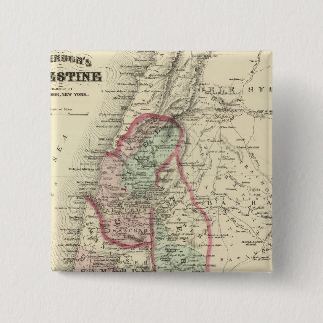 Chapa Cuadrada Palestina 4 (Anverso)
