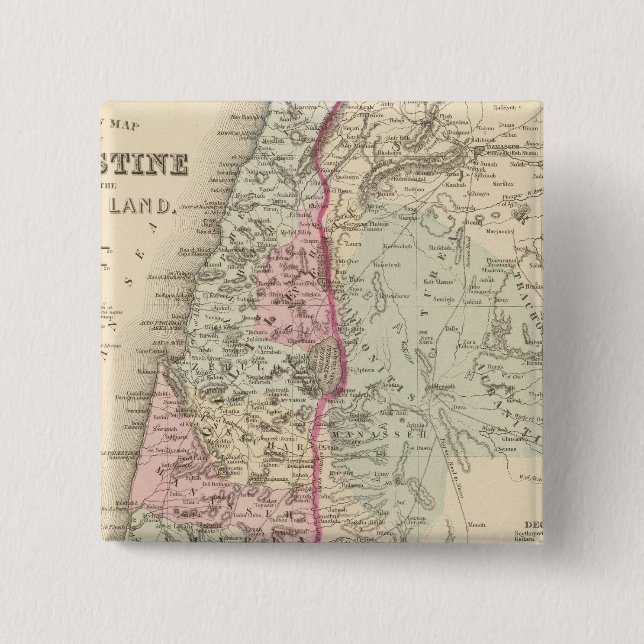 Chapa Cuadrada Palestina, Jerusalén (Anverso)