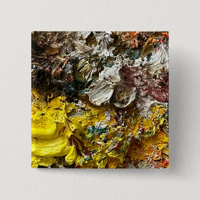 Chapa Cuadrada Paleta del artista #1 (Anverso)