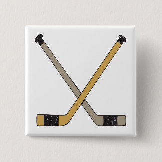 Chapa Cuadrada Palillos de hockey