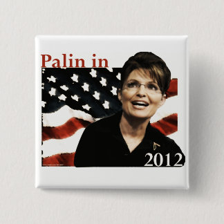 Chapa Cuadrada Palin para el presidente en 2012