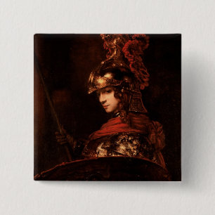 Chapa Cuadrada Pallas Athena o, figura blindada, 1664-65