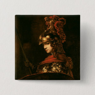 Chapa Cuadrada Pallas Athena o, figura blindada, 1664-65