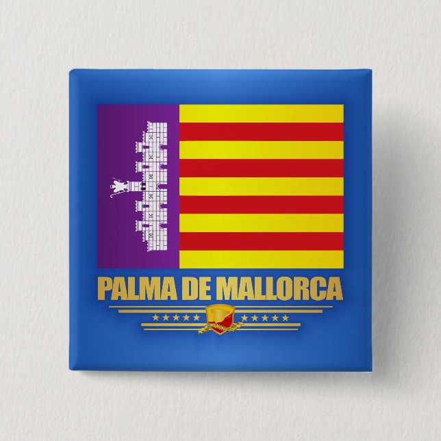 Chapa Cuadrada Palma de Mallorca (Anverso)