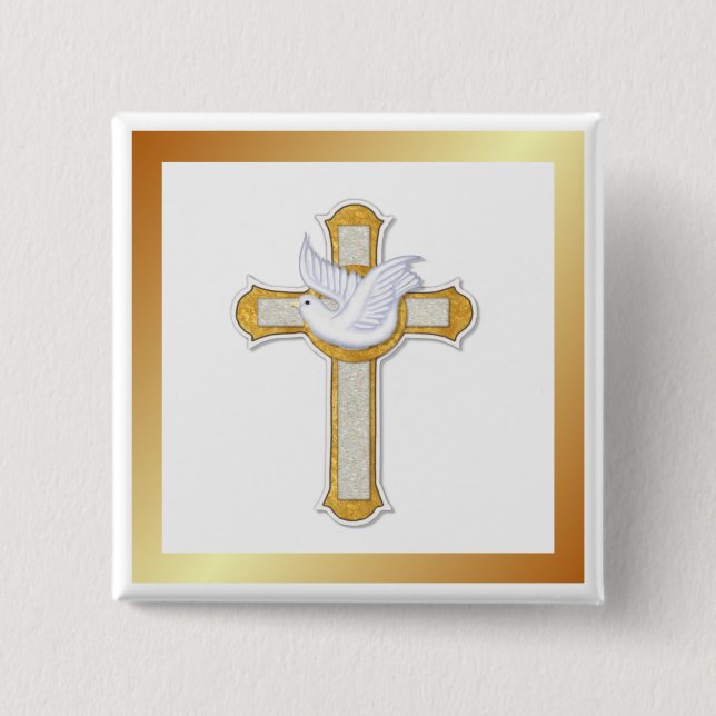 Chapa Cuadrada Palo y cruz (Anverso)