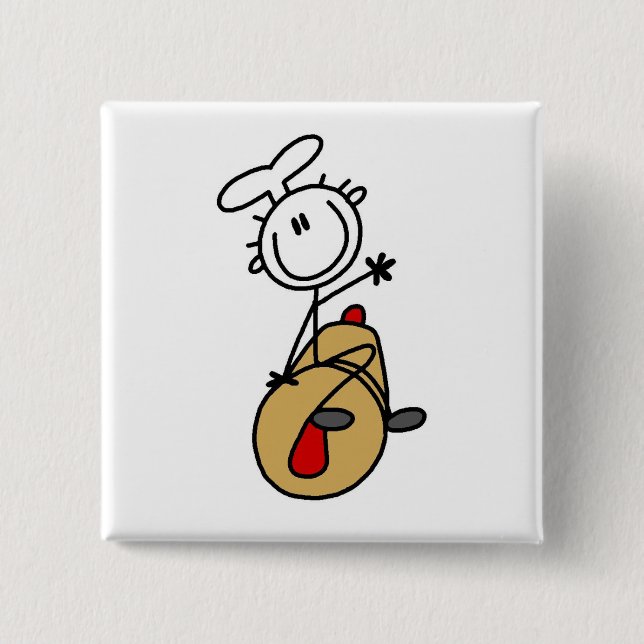 Chapa Cuadrada Panadero con las camisetas y los regalos del (Anverso)