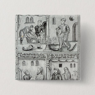 Chapa Cuadrada Panaderos de York, A.D, 1595-96
