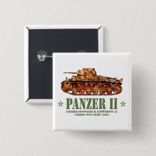 Chapa Cuadrada Panzer II A2 Guerra Mundial Dos tanques de luz ale
