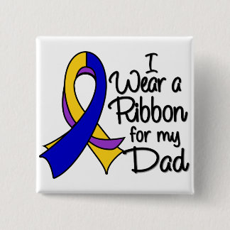Chapa Cuadrada Papá - Cinta de Cáncer de Escala