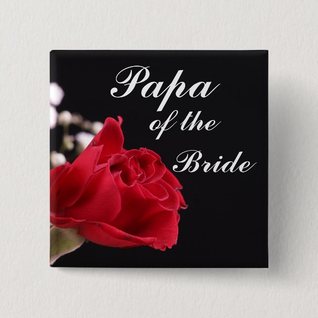 Chapa Cuadrada Papá de la novia (Anverso)