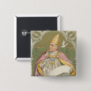 Chapa Cuadrada Papa San Gregorio Magno (M 067)