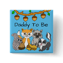 Papá será el Baby Shower de Woodland Forest Animal