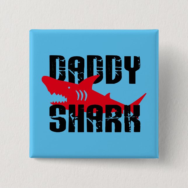 Chapa Cuadrada Papi Shark Worn Graphic (Anverso)