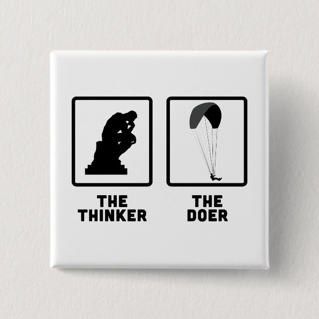 Chapa Cuadrada Paragliding (Anverso)