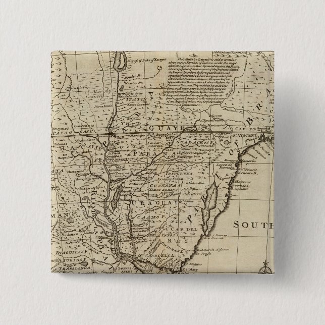 Chapa Cuadrada Paraguay (Anverso)